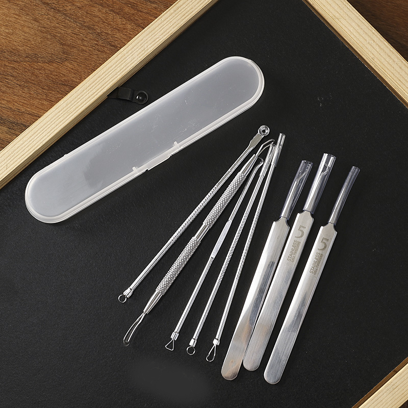 粉刺针细胞夹套装清洁针祛痘工具