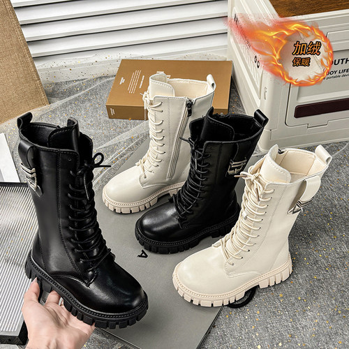 女童鞋儿童皮靴子2026新款长筒高