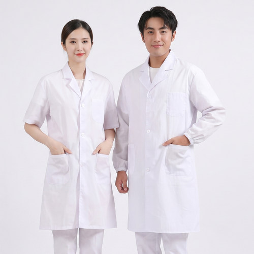 白大褂夏季薄款透气工作服
