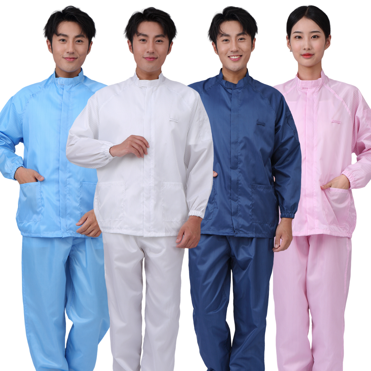 防静电防尘服套装男女工装工作服