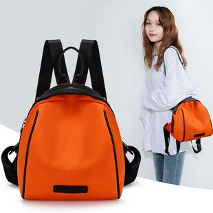 牛津布双肩包女2025新款时尚防水气质迷你小背包帆布贝壳包高级感