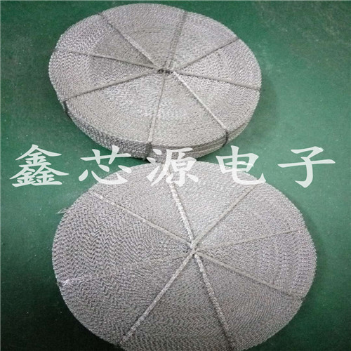 不锈钢钩织屏蔽网管电极管金属丝屏蔽网套蒙耐尔空心丝纯铜屏蔽网图片