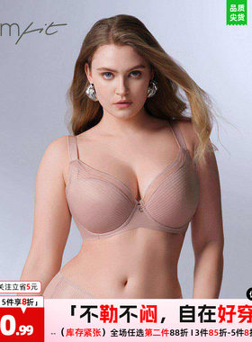 文胸蕾丝安莉芳大胸衣女透气睫毛
