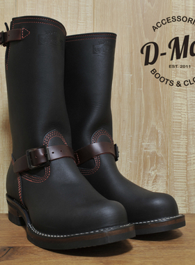 Wesco boots Boss 酒红拼黑色工程师 工装靴/鞋型 ◆D-Man◆