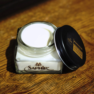 现货包顺丰Saphir/莎菲雅 黑金系列Renovateur 光面皮护理霜 滋润