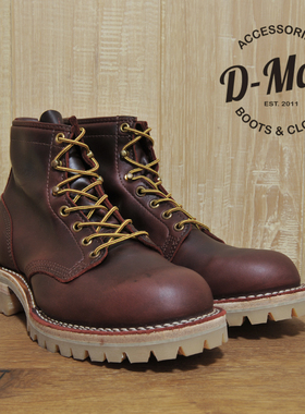 Wesco boots Warren 酒红honey100大底 工装靴/鞋型 ◆D-Man◆