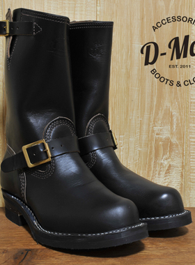 Wesco boots Boss 黑色霍尔文马皮工程师 工装靴/鞋型 ◆D-Man◆