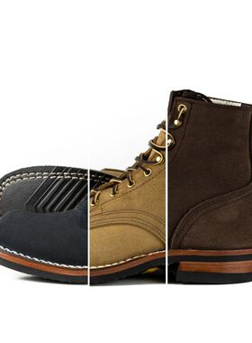 订制 Nick's boots Prospector 美国手工定制长脸 工装靴/鞋