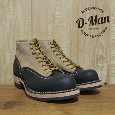 双中底工装靴WESCO拼色