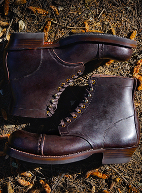 Clinch Boots 手擦棕色伞兵款 工装靴WESCO White's Viberg