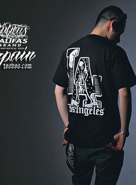 CALIFAS 经典 LA GANGSTA 圣母 T恤 WESTCOAST 西海岸风格