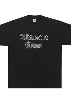 CHICANO西海岸匪帮WESTCOAST街舞HIPHOP小领口T恤oversize短袖