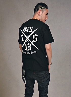 Califas西海岸T恤WestCoast嘻哈CHICANO风格SWAG