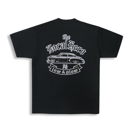美式西海岸T恤HIPHOP风格纯正Oldschool小领口重磅短袖WESTCOAST