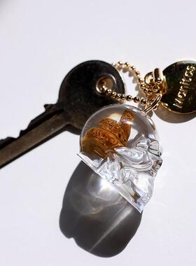 Manitas原创设计手工制作骷髅脑子有点东西汽车钥匙扣包包挂件