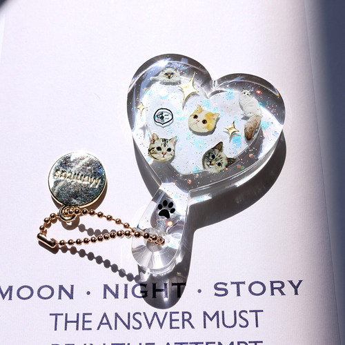 钥匙扣镜子包包挂件Manitas礼物