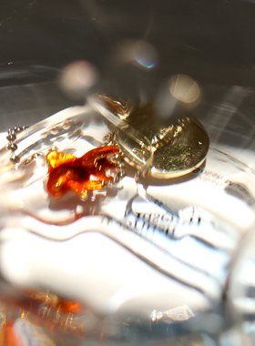 Manitas原创设计可爱小金鱼汽车钥匙扣包包挂件