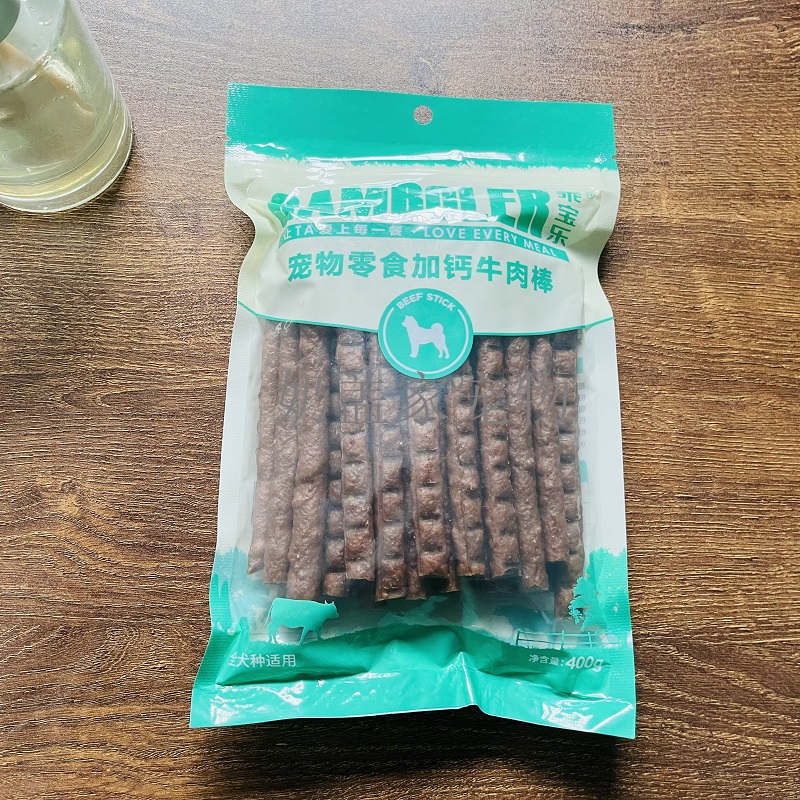 麦富迪乖宝乐狗狗零食牛肉棒400g