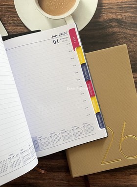 2026年日程本计划本日计划本行事历外贸本规划师一天一页planner
