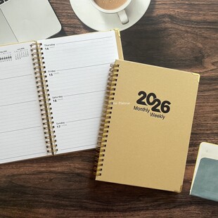 2026年日程本计划本planner行事历规划师月计划周计划todolist