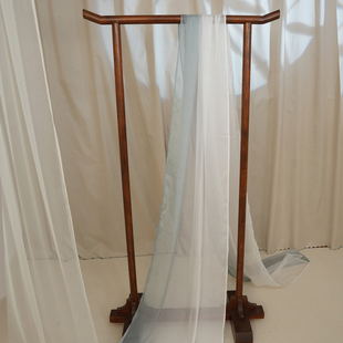 【限量16条】【白绿渐变】汉服配饰超宽超长真丝桑蚕丝特惠披帛