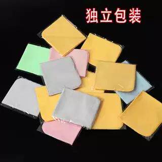 鹿皮12X12厘米独立包装麂皮绒海岛布眼镜布可以定制lOGO