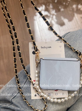 适用华为purax手机壳皮质全包中轴mixflip2折叠屏保护套razr60ultra手提nova轻奢斜挎vivoxflip护轴外壳新款