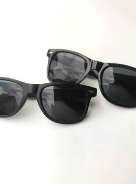 时尚米钉黑框太阳镜墨镜遮阳镜防晒防紫外线中老年人太阳镜男女士