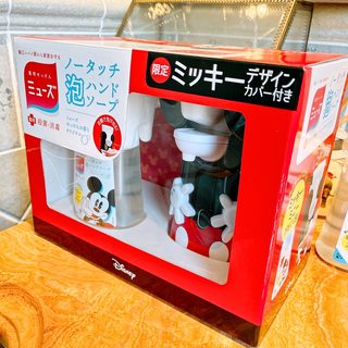 日本MUSE洗手机米奇限定自动红外智能感应泡沫皂液机儿童洗手液