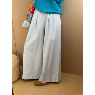 女2026春季 显瘦阔腿裤 新款 气质慵懒长裤 裙 此外 氛围感裤 纯色韩版