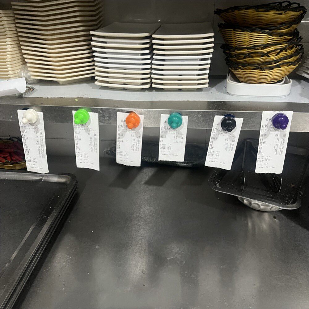 夹单神器厨房外卖单子小票订单划