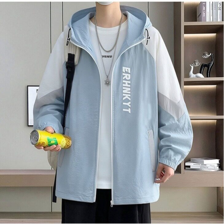 NTBF夏季男冰丝透气钓鱼防晒服