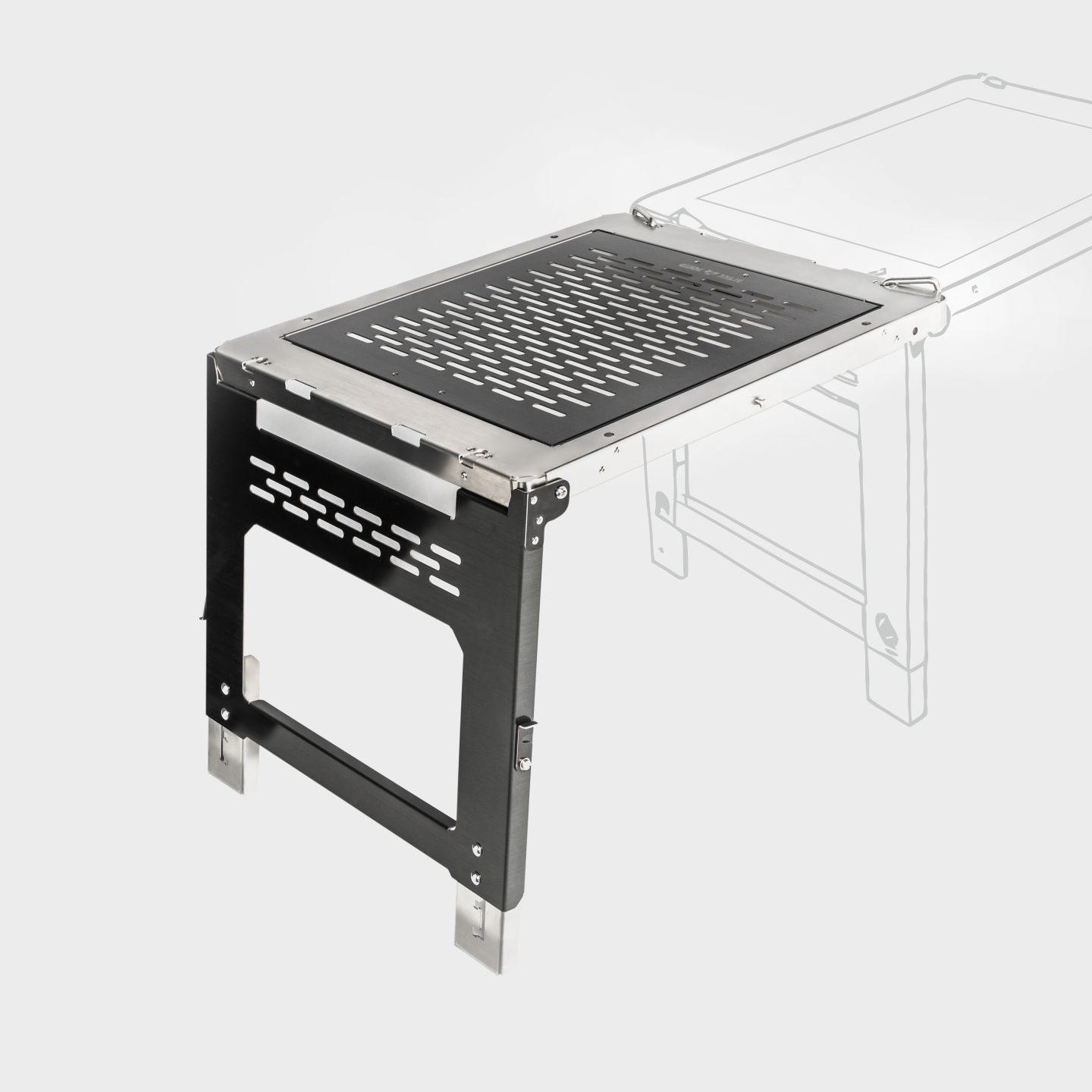 黑固拓展侧挂刚桌不锈钢材质结实耐用可接魔力城堡星宴刚桌等玩法