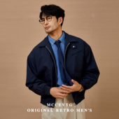 外套 通勤Teflon三防短款 MCCEVTG日企帝人面料 飞行员翻领夹克男士