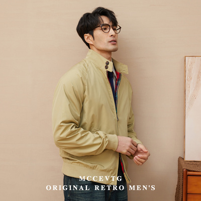 【断码福利】哈灵顿空军夹克男士