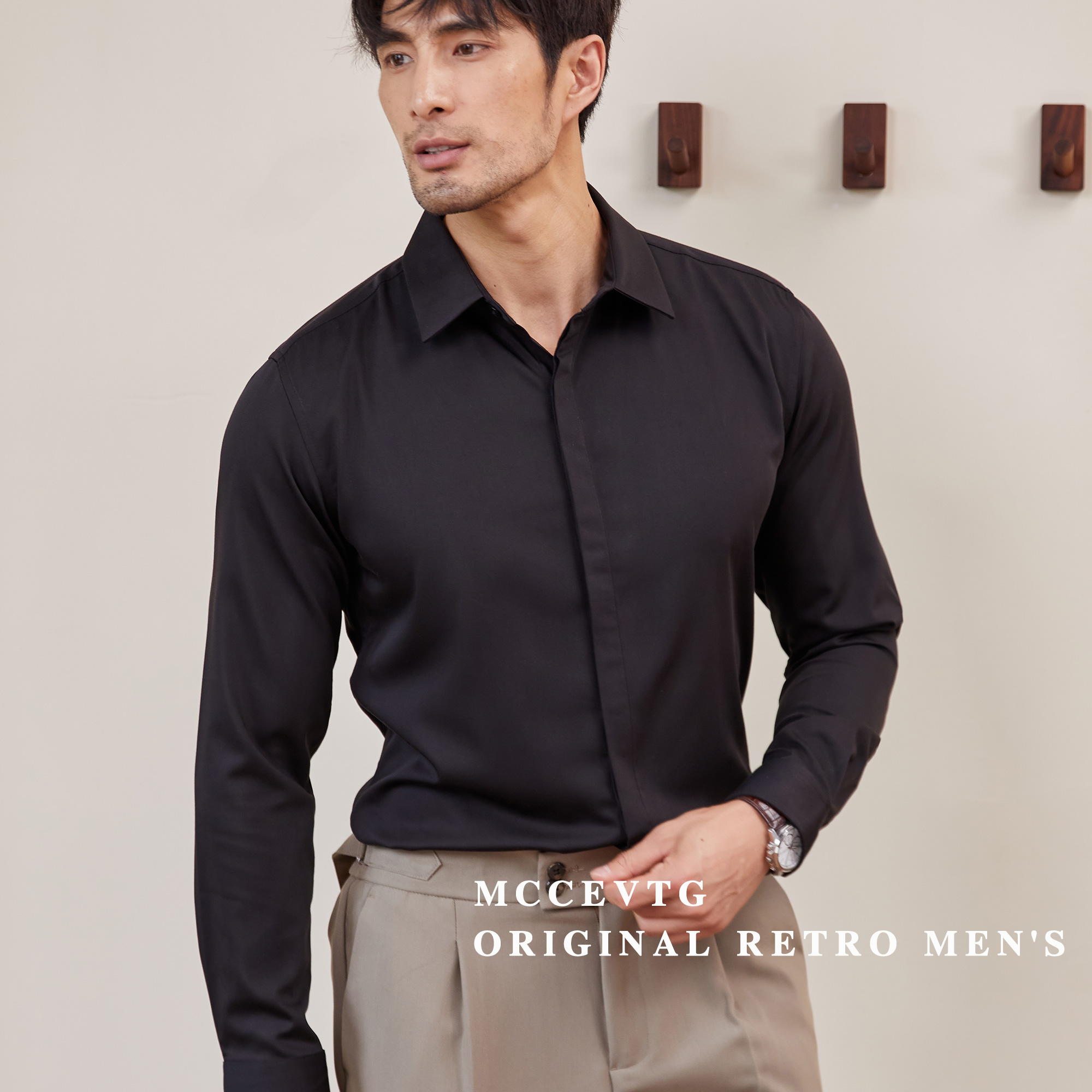 MCCEVTG微弹免烫正装白色男衬衣