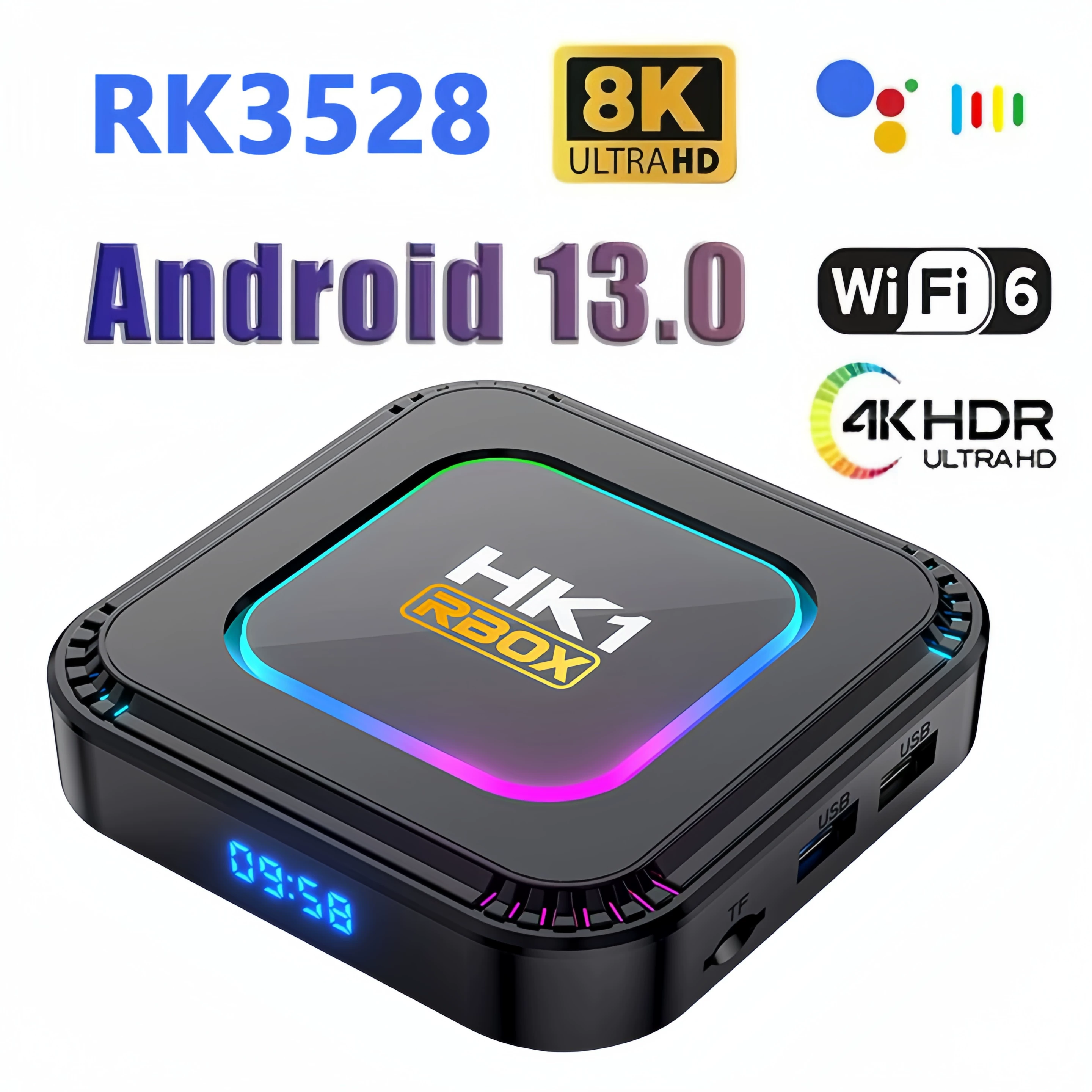Wifi6 родной Android 13 4K-бокс