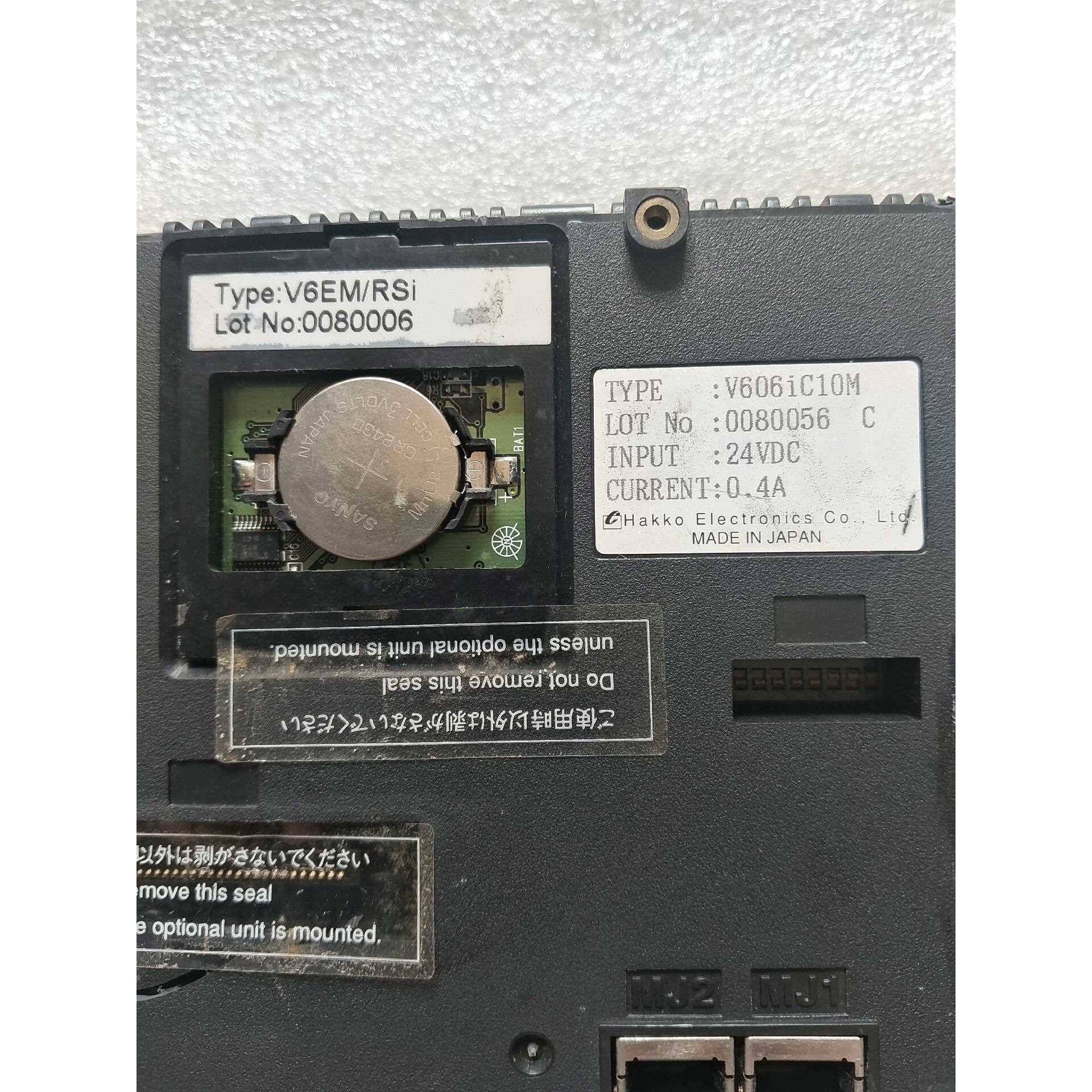 标价是空箱-富士触摸屏V606im10m 成色如图，功能包好。议价