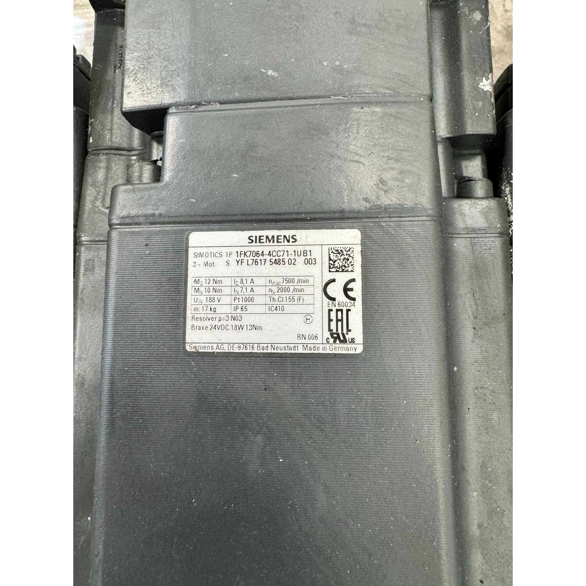 标价是空箱-电机1FK7064-4CC71-1UA1 不包邮议价