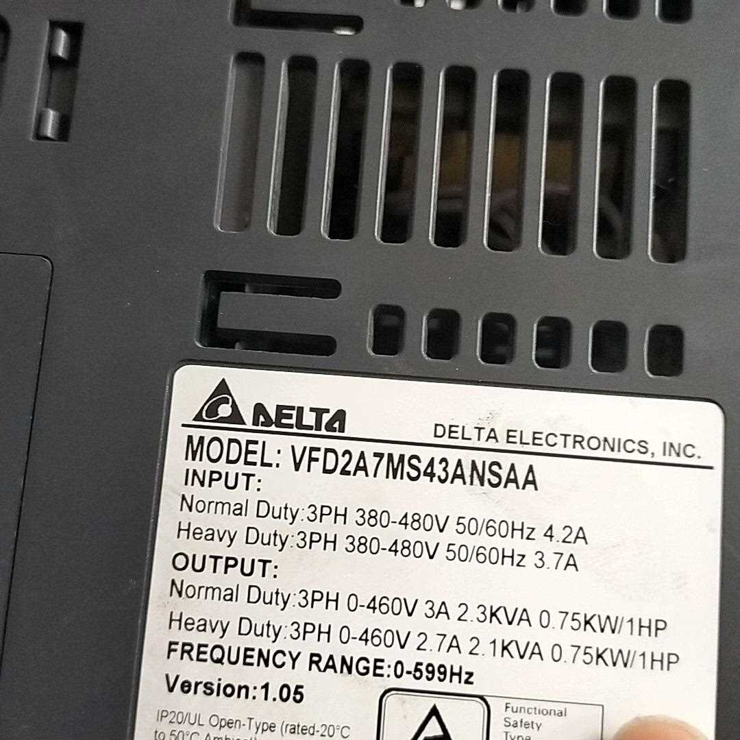 标价是空箱-台达变频器VFD2A7MS43ANSAA 功能包好 成色议价