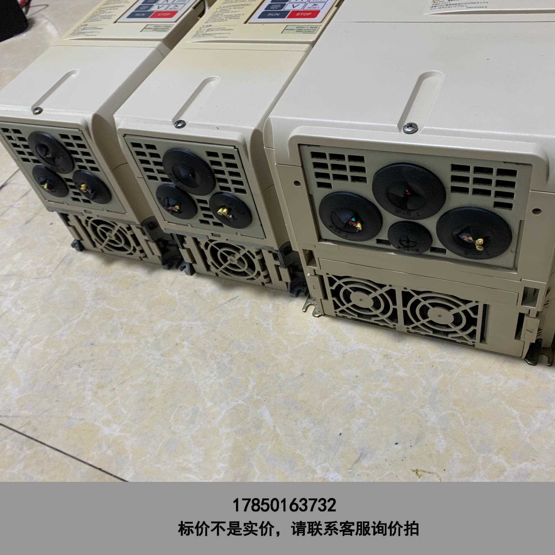 标价是空箱-拆机安川G7变频器CIMR-G7A41P5，1.5KW3议价