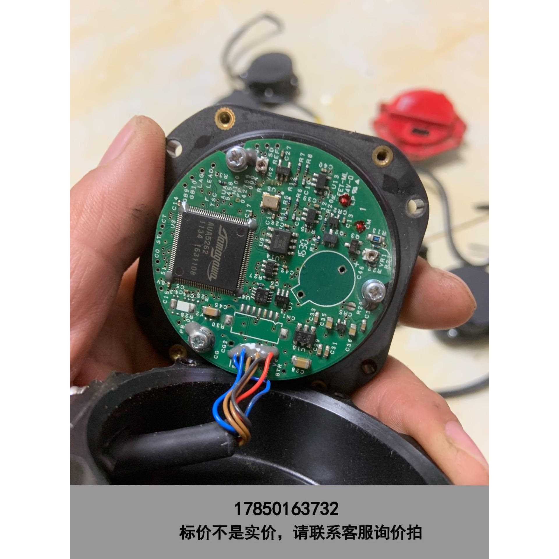 标价是空箱-多摩川编码器，芯片型号：aua5262，发那科伺服电机拆