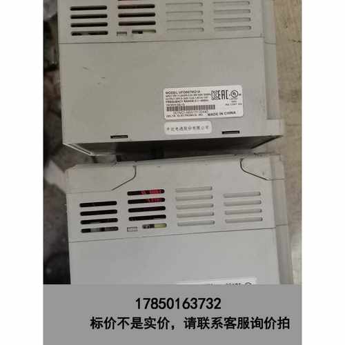 标价是空箱-原装拆机台达正品VFD007M21A实物图拍摄包好成色漂亮
