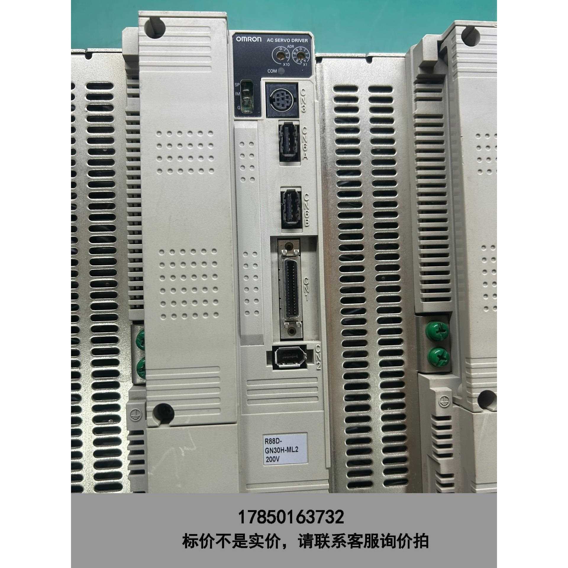标价是空箱-伺服3KW驱动器：R88D-GN30H-ML2议价