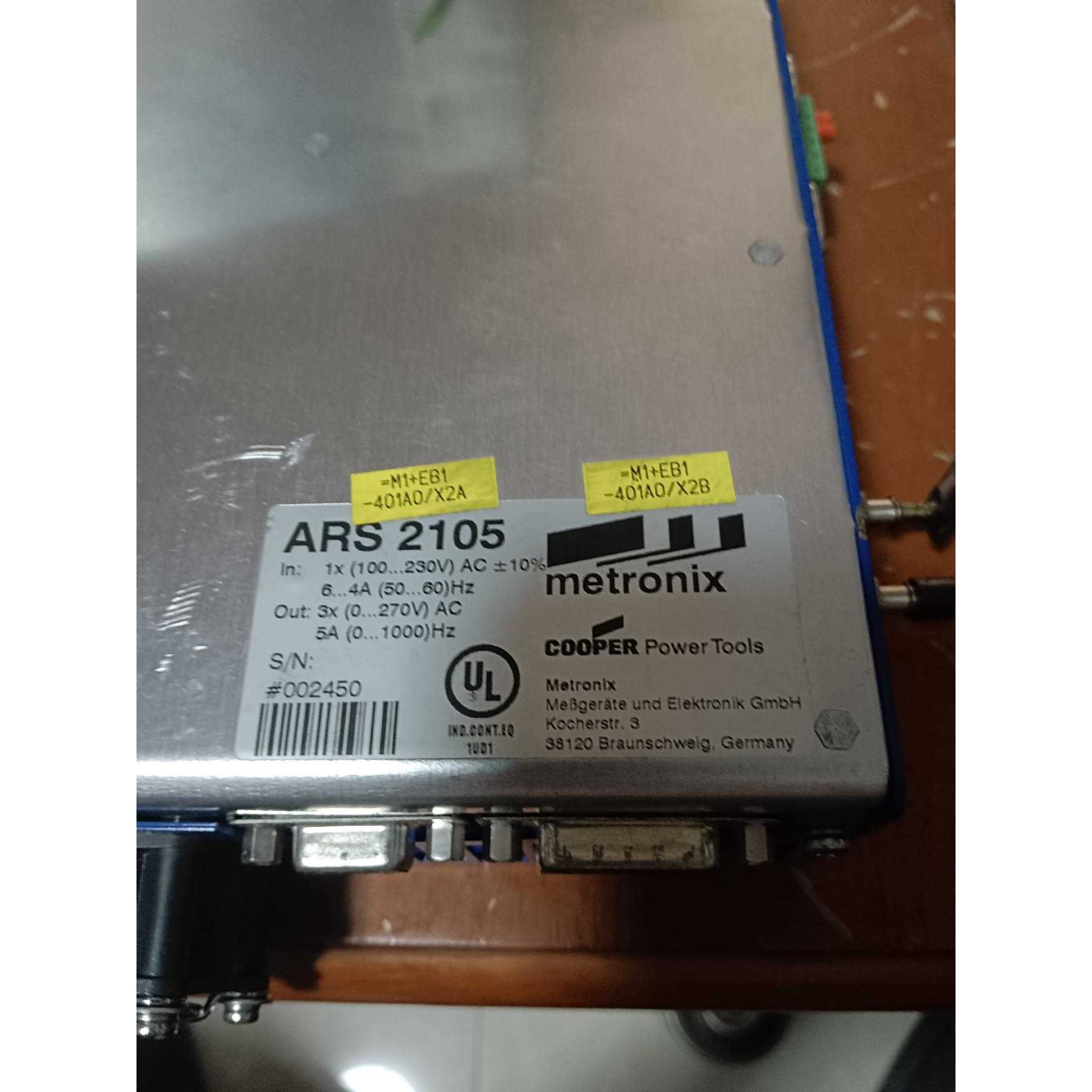 标价是空箱-原装拆机ARS 2105麦特斯伺服驱动器议价