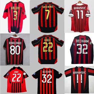 0607 ac milan jersey Kaka Maldini Classic Jerseys