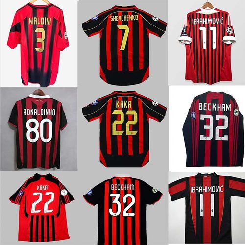 0607 ac milan jersey Kaka Maldini Classic Jerseys