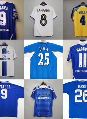 Retro chelsea 11 12 13 Drogba TORRES LAMPARD Soccer Jerseys