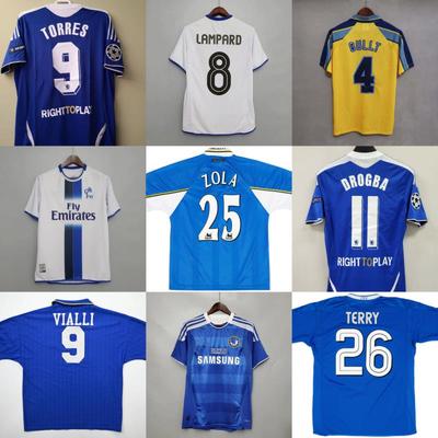Retro chelsea 11 12 13 Drogba TORRES LAMPARD Soccer Jerseys