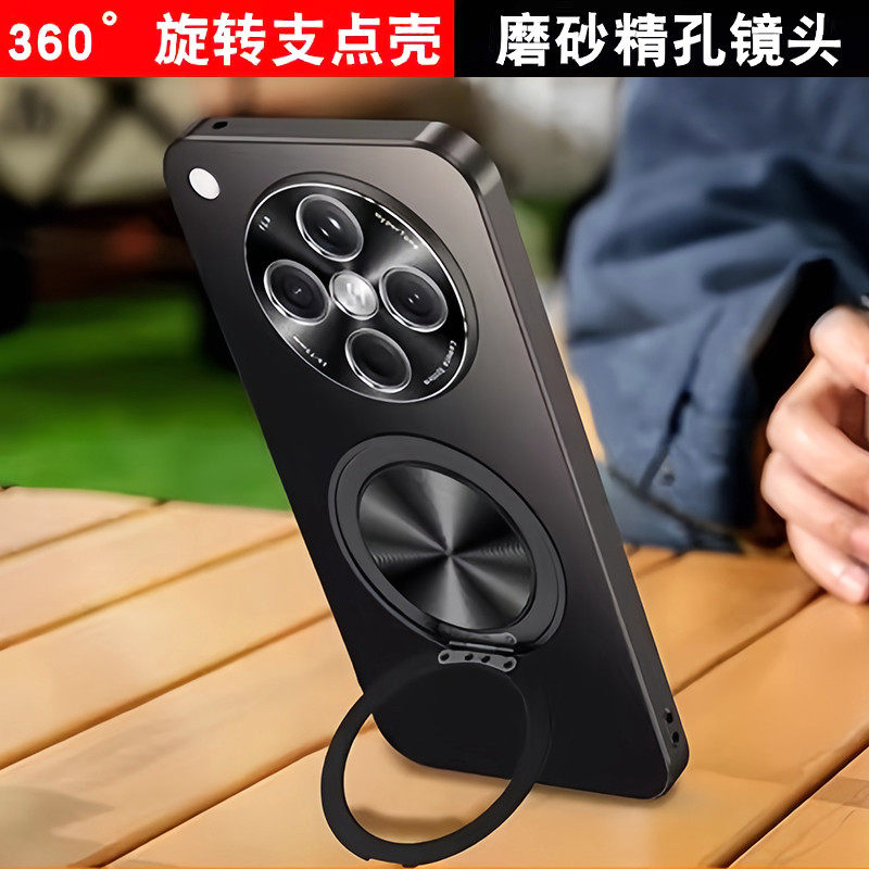 适用oppofindx8pro的手机壳findx9磨砂带支架0pp0fandx7ultra磁吸外壳x6保护套新款旋转指环支点全包防摔高级